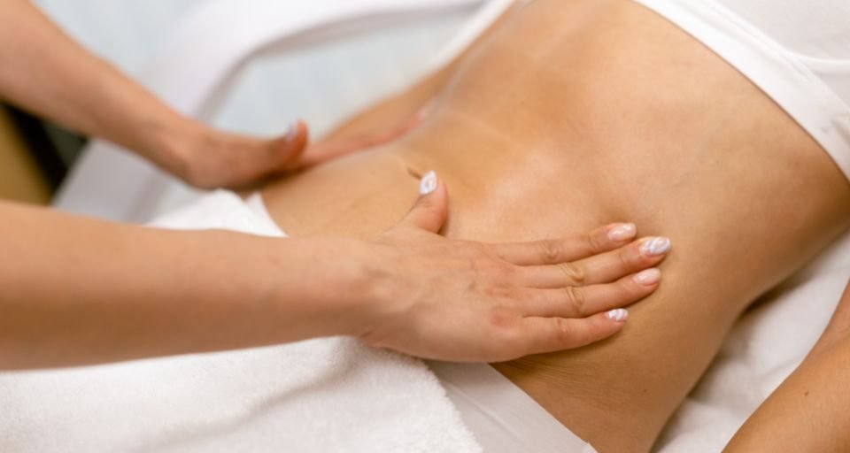 Reducir abdomen con masajes